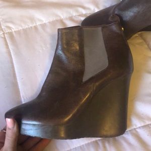 Jimmy Choo wedged booties